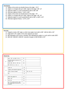 Circle Theorems Worksheet with Answers | Teaching Resources