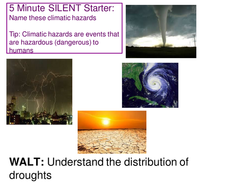 (3) Causes and Impacts of Droughts Lesson, Natural Hazards SoW - Year 7 Geography