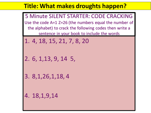 (4) Case Study Ethiopia Lesson, Natural Hazards SoW - Year 7 Geography