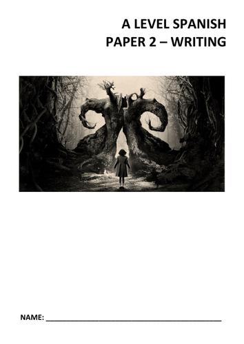 New Spanish A Level Paper 2 (Writing) Support booklet (El laberinto del fauno - Pan's Labyrinth)