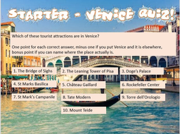 Descriptive essay venice image