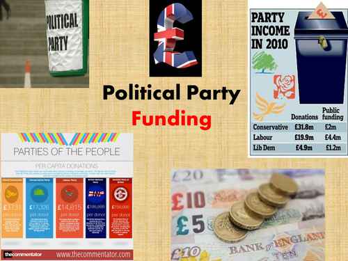 political-party-funding-teaching-resources