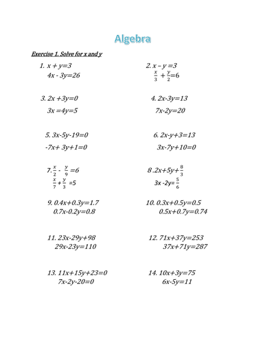 ks3 maths revision worksheets special edition