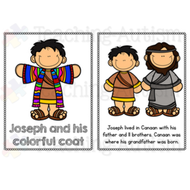 Joseph and Colorful/Colourful Coat Bible Story | Teaching Resources