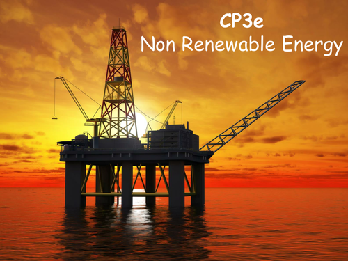 Edexcel CP3e Non Renewable Energy