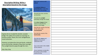 Pictures for descriptive writing ks2 image