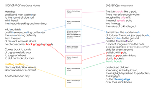 Comparison of blessing and island man essay 07 picture