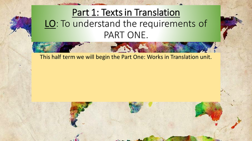 IB English A - Literature - Part 1 - Works in Translation - Medea ...