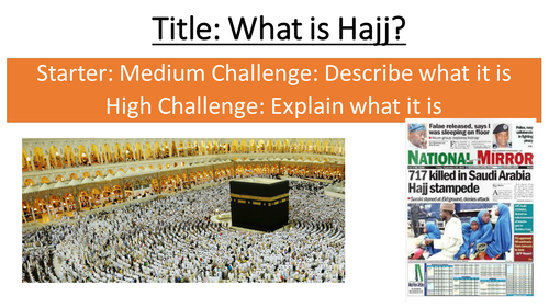 3.6 Hajj - Topic: Living the Muslim Life - New Edexcel GCSE