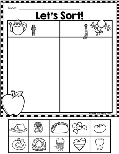 Beginning Sound Phoneme Isolation Sorts | Teaching Resources