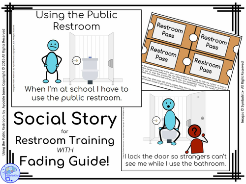 Using the Public Restroom- A Social Story for Autism Units or Early Elem.