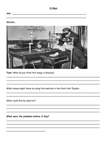 New - GCSE Edexel - Modern Medicine - Chapter 4 - Xrays