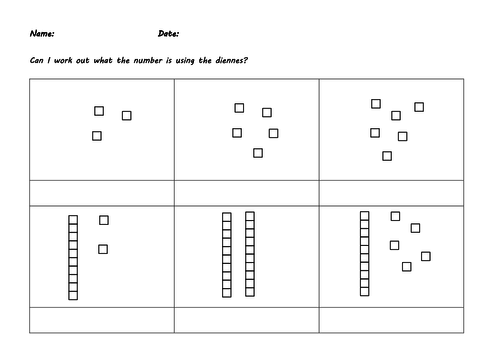 Place Value Using Dienes 3 Days Differentiated Across 3 Abilities 