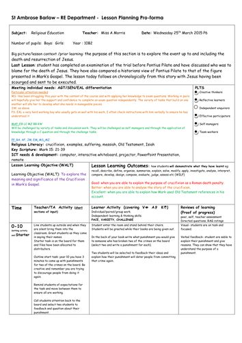 Importance of the crucifixion | Teaching Resources