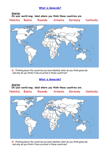 Genocide Human Rights Citizenship | Teaching Resources