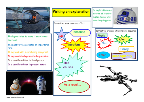 Explanatory texts - KS2 Non fiction explanations learning mat