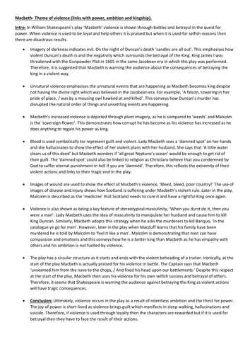 Macbeth madness essay picture
