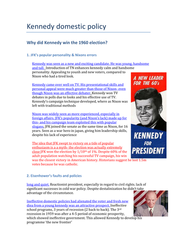 kennedy domestic policy