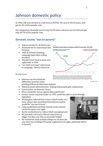 Johnson domesitc policy