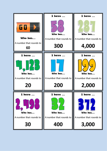 rounding worksheets, activity's and songs | Teaching Resources
