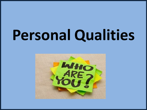 Personal qualities: incorporate into your CV