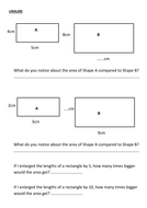 similar shapes area and volume teaching resources