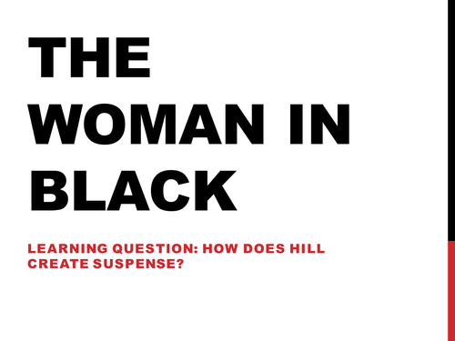 Woman in black lesson 5 - suspense