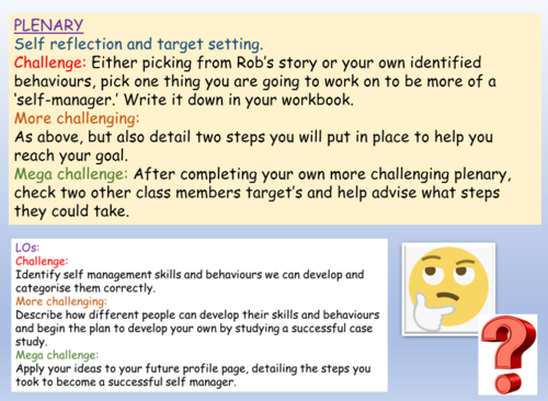 Goal / Target Setting | Teaching Resources