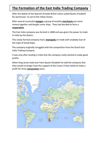 Case Study - The British Raj - East India Trading company - colonialism ...