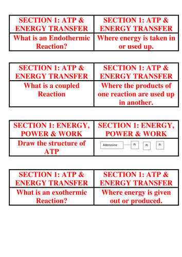 OCR A2 (New Spec 2016) Anatomy & Physiology Revison Cards