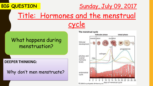 AQA new specification-Hormones and the menstrual cycle-B11.6