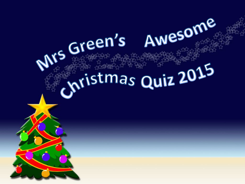 Christmas Quiz 2015