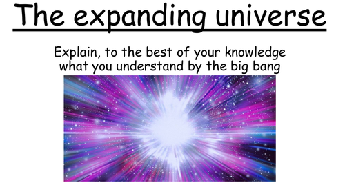 The expanding universe