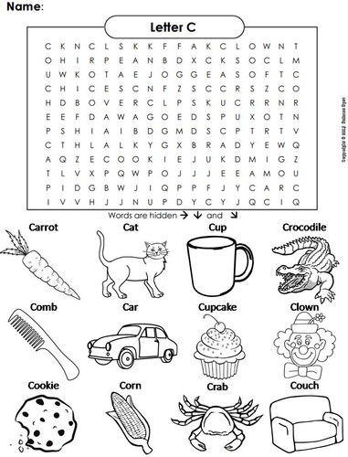 The Letters Of The Alphabet Word Searches Bundle Teaching Resources