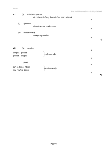 Aerobic respiration