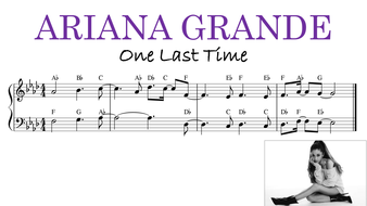 One Last Time By Ariana Grande Teaching Resources