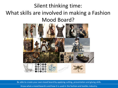 AQA Fashion and Textiles Technical Award Unit 1 Project 1 Mood Boards