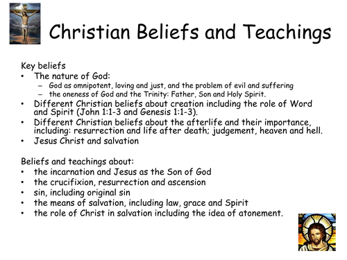 aqa-a-gcse-rs-christian-beliefs-revision-teaching-resources