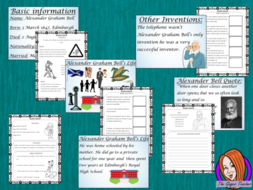 Scientists and Inventors - Alexander Graham Bell PowerPoint and
