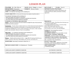 lesson plan igcse business studies year 10 week 12 a term 1 335