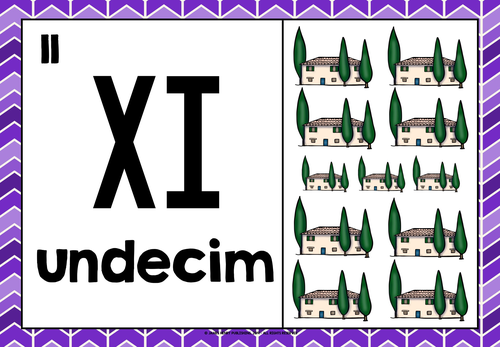 PRIMARY LATIN NUMBERS ROMAN NUMERALS POSTERS | Teaching Resources