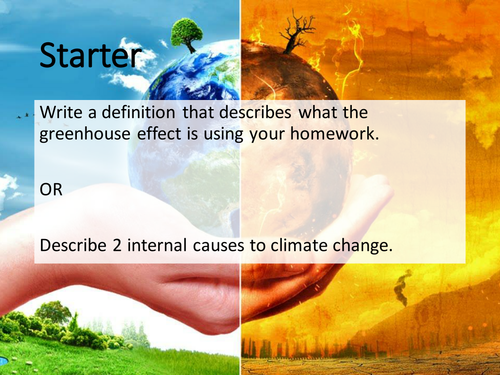 Edexcel Geography A 9 1 Greenhouse Effect Teaching Resources