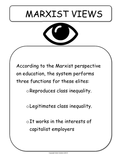 marxist view on education gcse