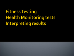 Health Screening and Testing | Teaching Resources