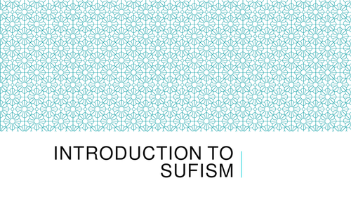 Theme 4 Religious Practices Sufism (E)