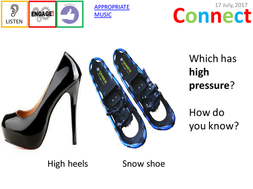 Forces and Pressure KS3 Physics Topic - L8 - Pressure on Solids