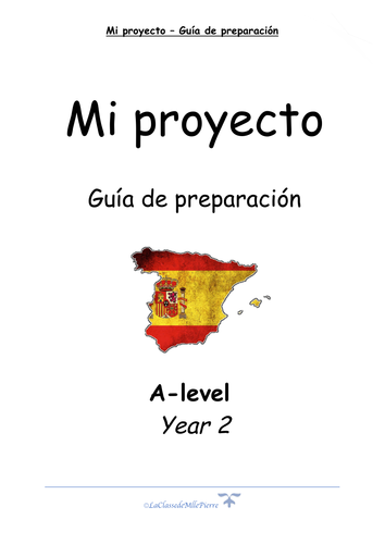 independent research project a level spanish examples