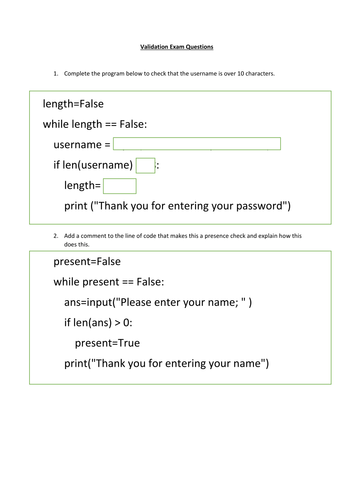 GCSE Python Progress Checks/ Exam Questions/ Activities/ HW | Teaching ...