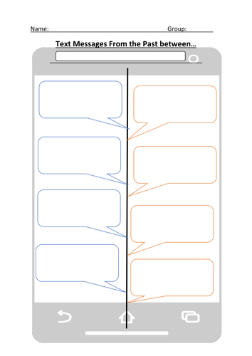 Text Messages - Editable Versions | Teaching Resources