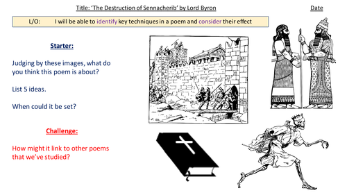 the destruction of sennacherib poem